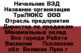 Начальник ВЭД › Название организации ­ ТриЛЮКС, ООО › Отрасль предприятия ­ Директор по продажам › Минимальный оклад ­ 1 - Все города Работа » Вакансии   . Псковская обл.,Великие Луки г.